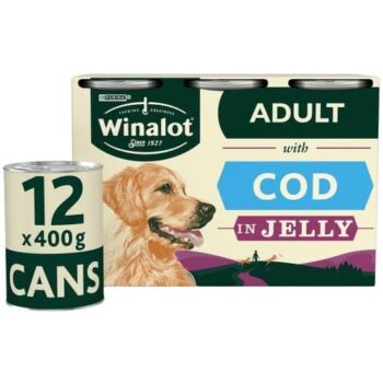 Winalot Classics Mixed in Jelly Cod Wet Dog Food (12 x 400g)