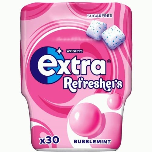 Wrigley's Extra Refreshers Bubblemint Sugar Free Chewing Gum (30 x 67g)