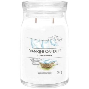 Yankee Candle Signature Large Jar Clean Cotton (567g)