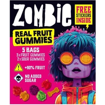 Zombie Fruit Gummies Variety Multipack (15g Bags) (5)