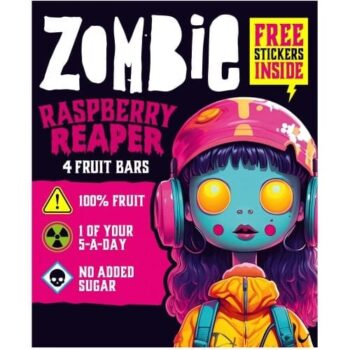 Zombie Fruit Leatherz Bars Raspberry Reaper (4 x 25g)
