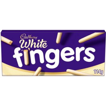 Cadbury White Chocolate Fingers Biscuits (114g)
