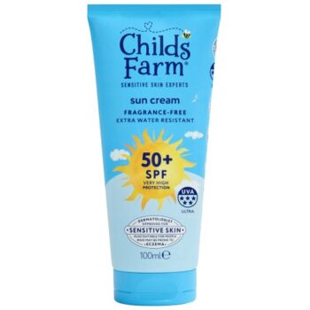 Childs Farm 50+ SPF Sun Cream Fragrance Free (100ml)