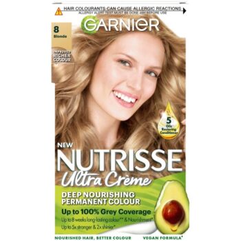 Garnier Nutrisse Permanent Hair Dye Blonde 8