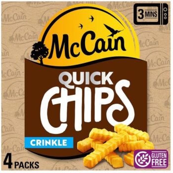 McCain Quick Chips Crinkle Cut (4 x 100g)