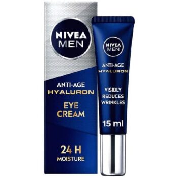 NIVEA MEN Hyaluron Anti-Age Eye Cream Moisturiser with Hyaluronic Acid (15ml)
