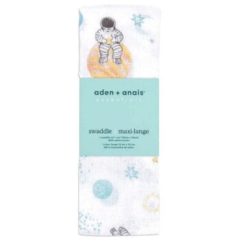 aden + anais Essentials Cotton Muslin Swaddle Blanket Space Explorers