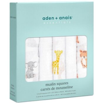 Aden + Anais Essentials Muslin Squares Safari Babes (5)