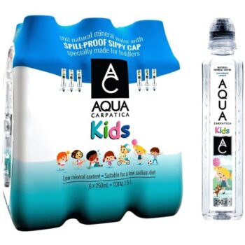 Aqua Carpatica Kids Natural Still Mineral Water (6 x 250ml)
