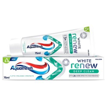Aquafresh White Renew Deep Clean Whitening Toothpaste (75ml)