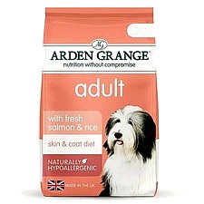 Arden Grange Dry Adult Dog Food Fresh Salmon And Rice (2kg)