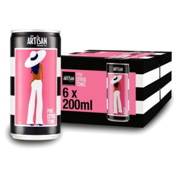Artisan Drinks Co. Pink Citrus Tonic Cans (6 x 200ml)