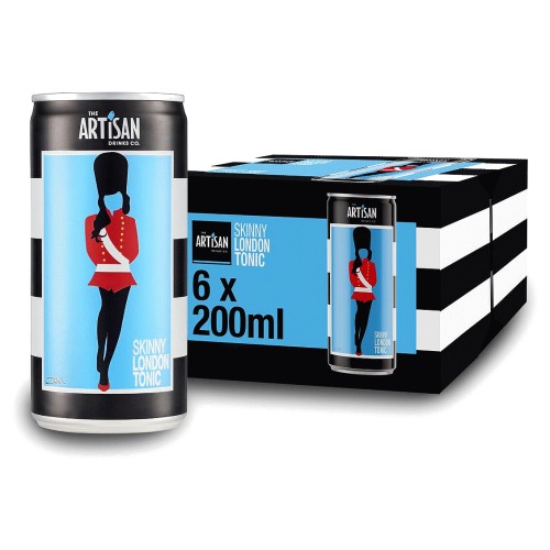 Artisan Drinks Co. Skinny London Tonic Cans (6 x 200ml)