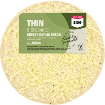 ASDA ASDA Cheesy Garlic Bread Medium Thin Stonebaked Pizza (259g)