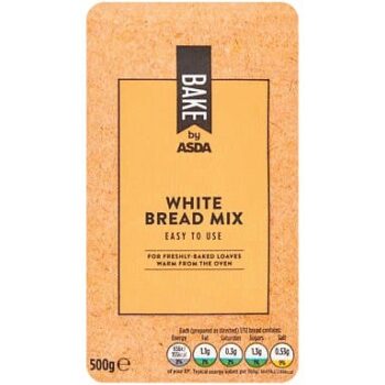 ASDA Bake White Bread Mix (500g)