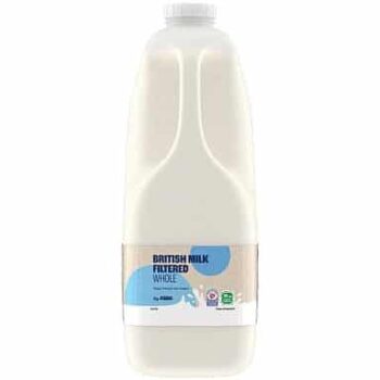 ASDA British Milk Filtered Whole (2 Litre)