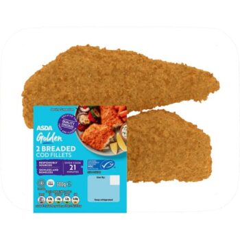 ASDA Golden 2 Breaded Cod Fillets