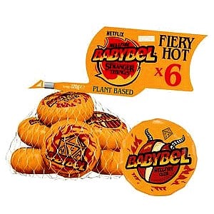 Babybel Mini Hellfire Fiery Hot Plant Based Snacks (6 x 20g)