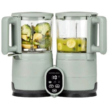 Babymoov Nutribaby Glass 4 in 1 Baby Food Maker and Processor