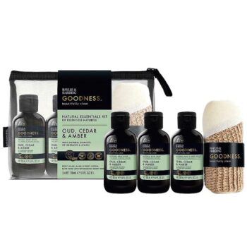 Baylis & Harding Goodness Oud Cedar & Amber Essentials Gift Set