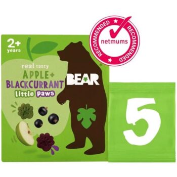 Bear Paws Fruit Shapes Apple & Blackcurrant Multipack (5 x 20g)