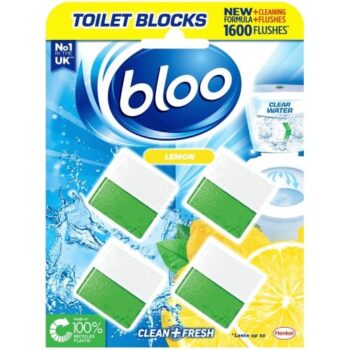 Bloo Toilet Block Lemon (4 x 50g, 200g)