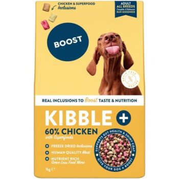 BOOST Kibble Plus with Real Chicken & Superfood Freeze Dried for Dogs (1kg)