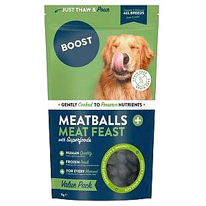 Boost Meatballs Meat Feast with Superfoods Dog Food (1kg)