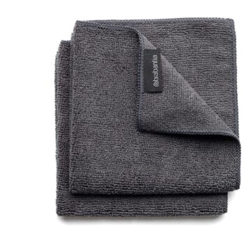 Brabantia Dark Grey Microfibre Dish Clothes