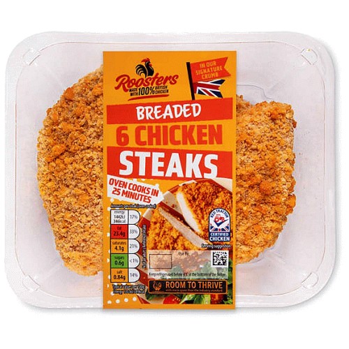 Breaded Chicken Steaks