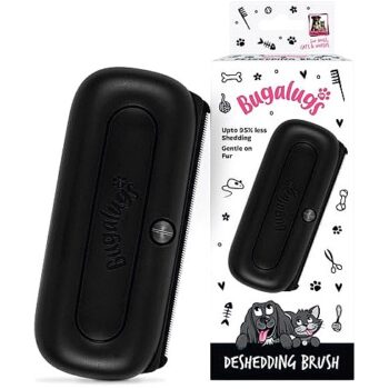 Bugalugs Black Deshedding Brush