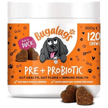 Bugalugs Pre And Probiotic Digestive Chews For Dogs (120 x 300g)