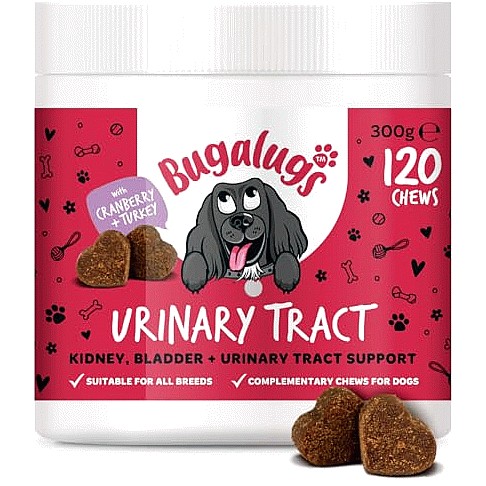 Bugalugs Urinary Tract Chews For Dogs (120 x 300g)