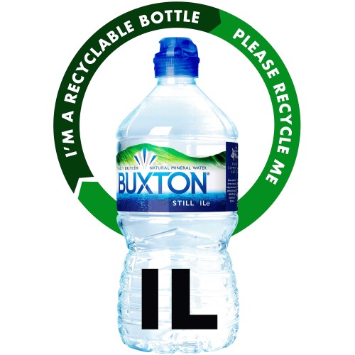 Buxton Still Water Sports Cap Natural Mineral Water (1 Litre)