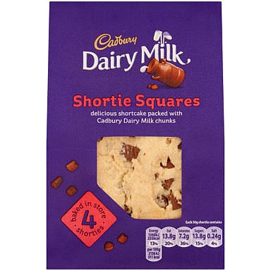 Cadbury Dairy Milk Shortie Squares (4)