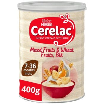Cerelac Wheat Based Fortified Baby Cereal with Mixed Fruits 7 Months+ (400g)