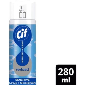 Cif Infinite Clean All in One Cleaner Reload Sensitive Lotus & Mineral Salt (280ml)