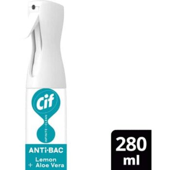 Cif Infinite Clean Anti-Bac Lemon & Aloe Vera Spray (280ml)