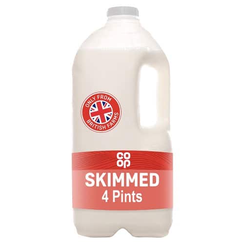 Co-op Fresh Skimmed Milk (4pt, 2.27ltr)