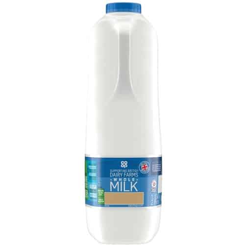 Co-op Fresh Whole Milk (2pt, 1.136ltr)