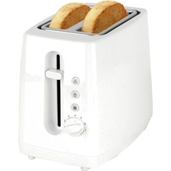 Cookworks New Basic 2 Slice Toaster White