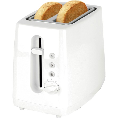 Cookworks New Basic 2 Slice Toaster White