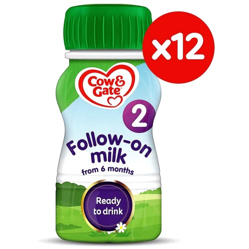 Cow & Gate 2 Follow on Baby Milk (12 x 200ml)