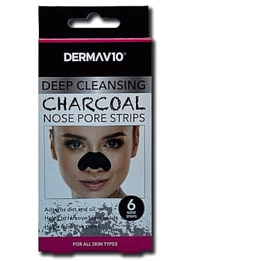 Derma V10 Deep Cleansing Charcoal Nose Pore Strips
