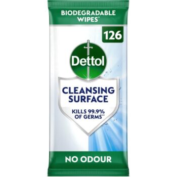 Dettol Antibacterial Biodegradable Multi Surface Wipes (126)