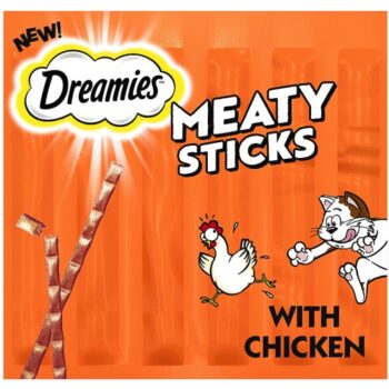 Dreamies Meaty Sticks Cat Treats With Tasty Chicken