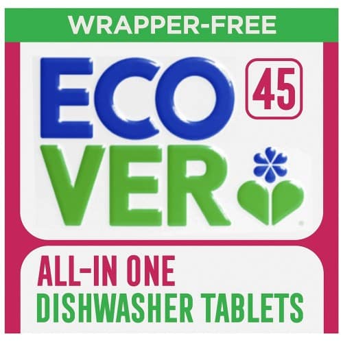 Ecover All-In-One Dishwasher Tablets 45 Tablets (45 x 0.78g)