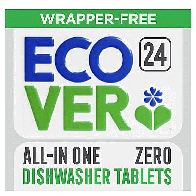 Ecover All in One ZERO Dishwasher Tablets 24 Each (24 x 0.42kg)