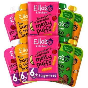 Ella's Kitchen 6+ Months Food and Snack Bundle