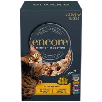 Encore Cat Pouch Chicken in Jelly (5 x 50g)